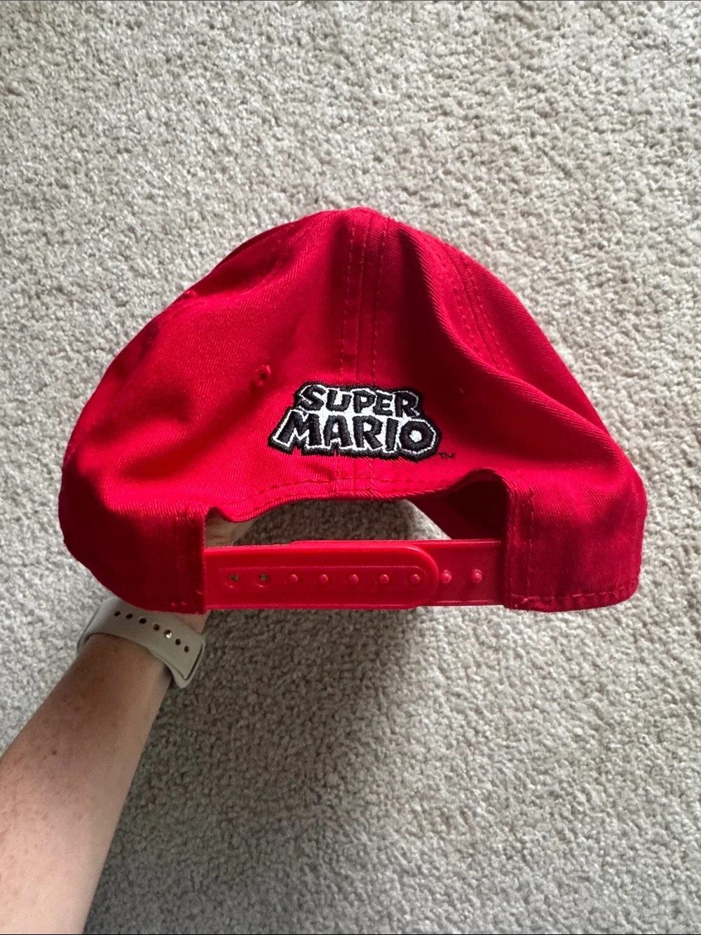 Red Súper Mario Nintendo Hat OSFM